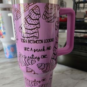 40oz Christmas Snack Tumbler.